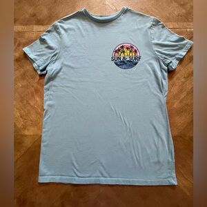Goodfellow & Co - Blue ‘Sun & Surf’ Palm Graphic Tee - Size M